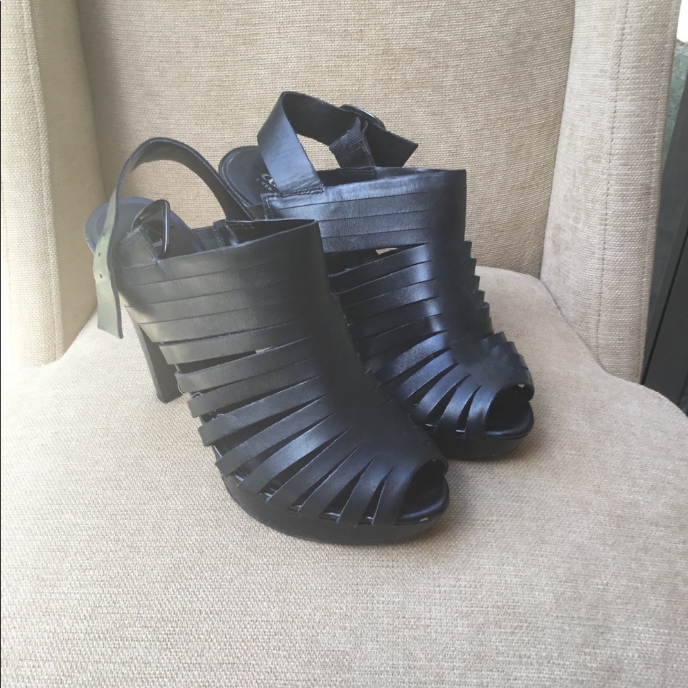 ANA Black High Heel Sandal